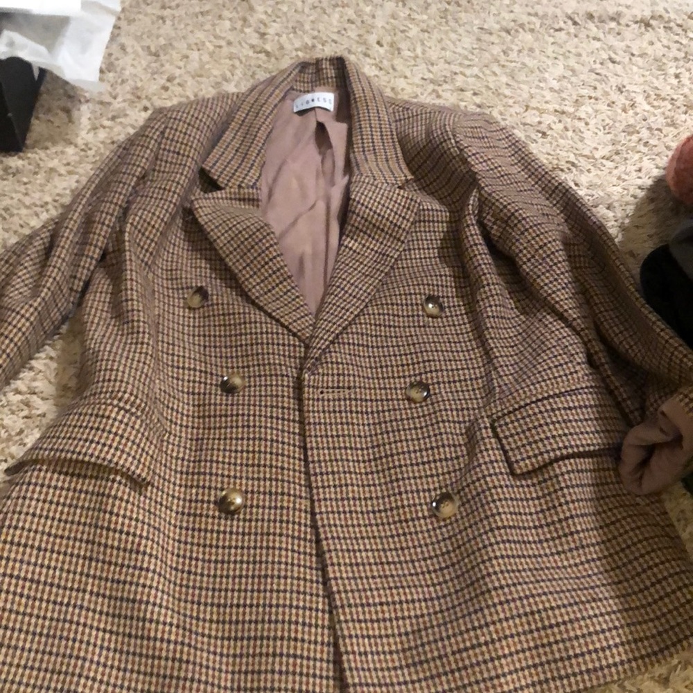 Plaid blazer